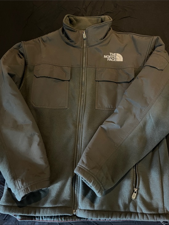 The North Face Other - The North Face Men's Dark Green Full-Zip Fleece Jacket